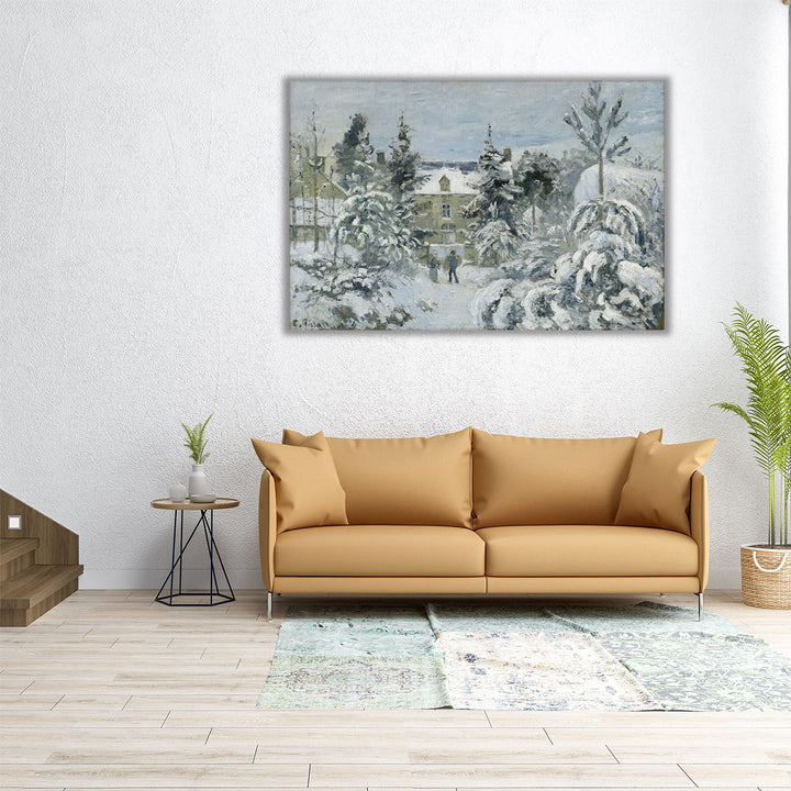 Piette's House at Montfoucault, 1874 - Canvas Print Wall Art