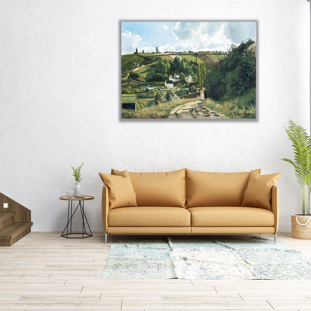 Jalais Hill, Pontoise, 1867 - Canvas Print Wall Art