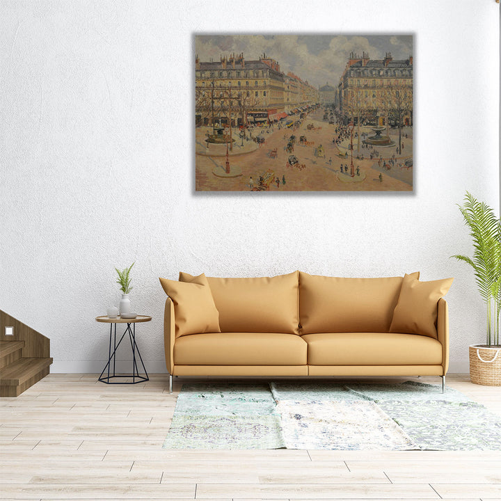 Avenue de l'Opera, Morning Sunshine - Canvas Print Wall Art