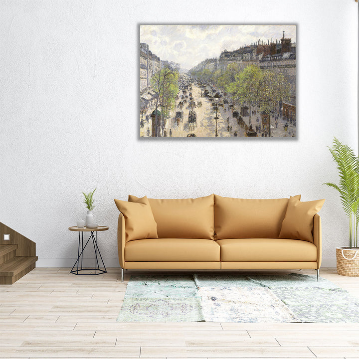 Boulevard Montmartre, Spring - Canvas Print Wall Art
