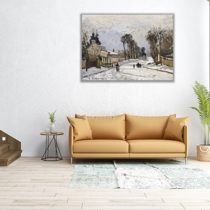 Road to Versailles at Louveciennes,  1869 - Canvas Print Wall Art
