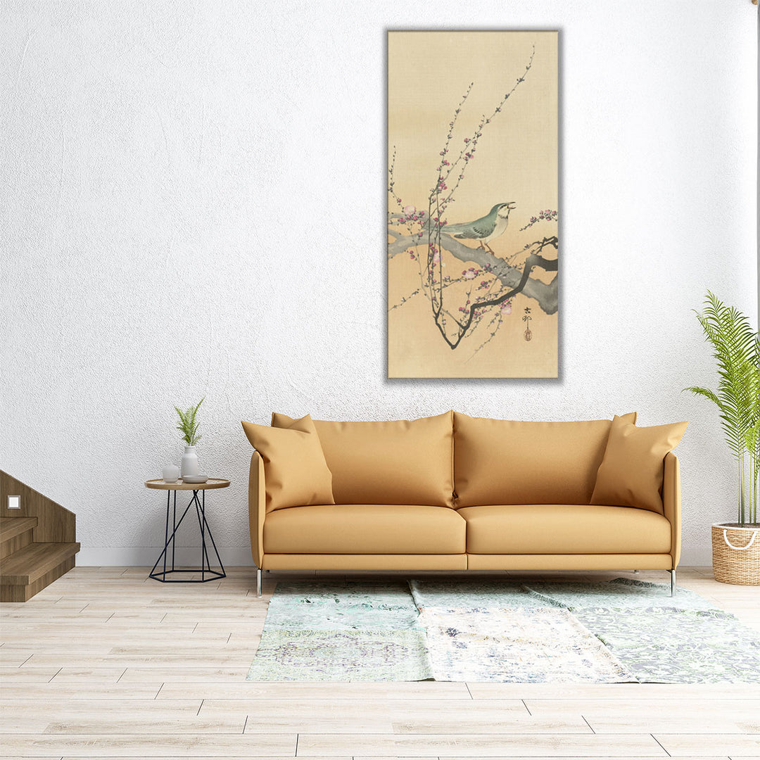 Songbird and Plum Blossom, 1900-1936 - Canvas Print Wall Art