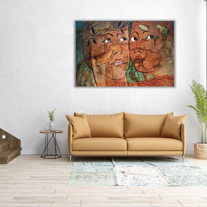 Our Heads Are Round so Our Thoughts Can Change Direction - Canvas Print Wall Art