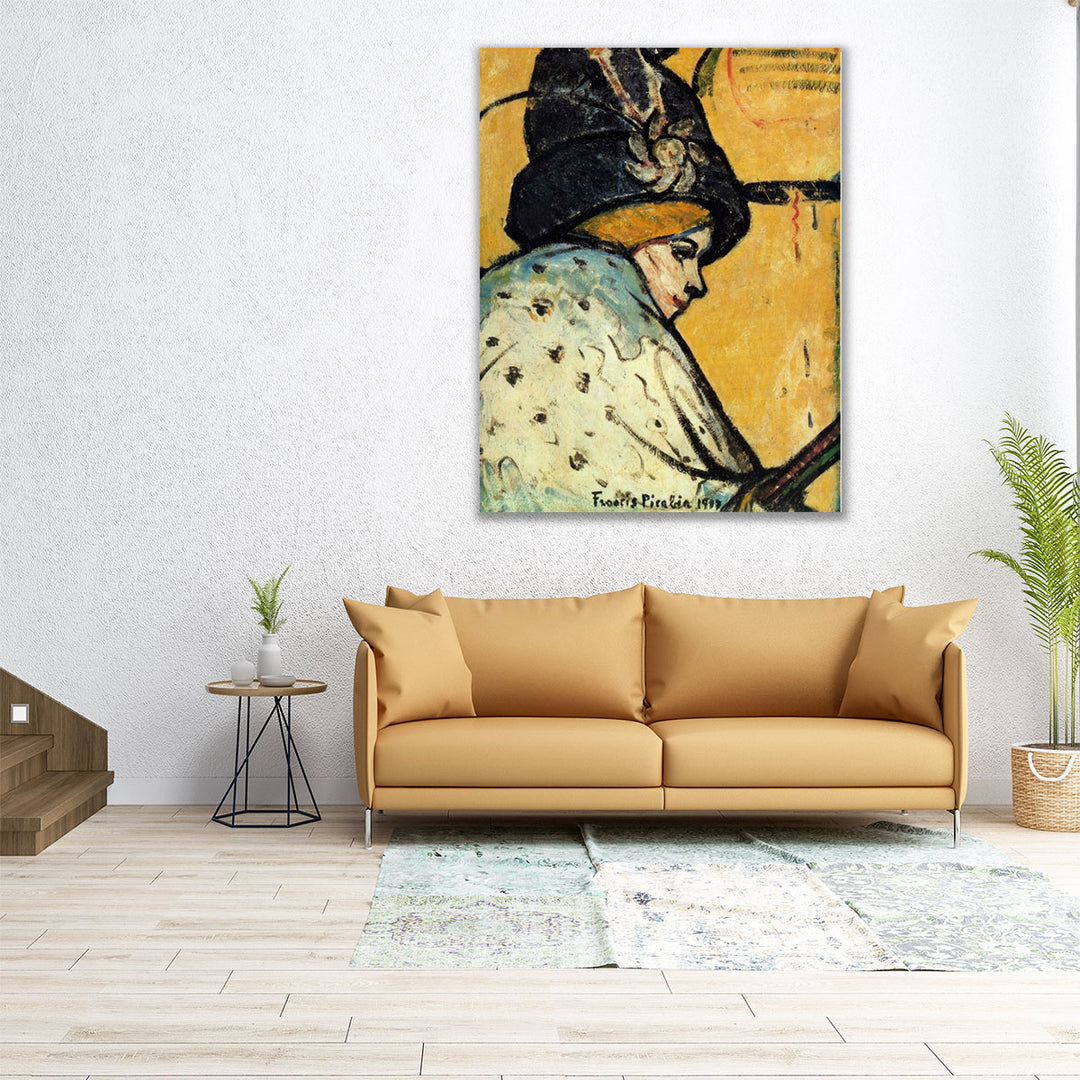 Portrait de Jeanne Marie Bourgeois - Canvas Print Wall Art