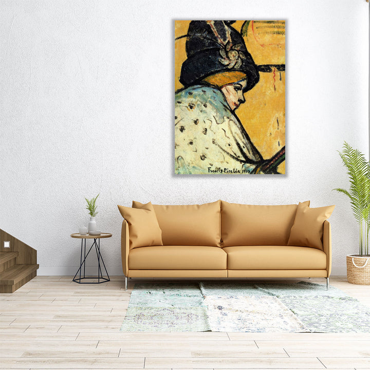 Portrait de Jeanne Marie Bourgeois - Canvas Print Wall Art