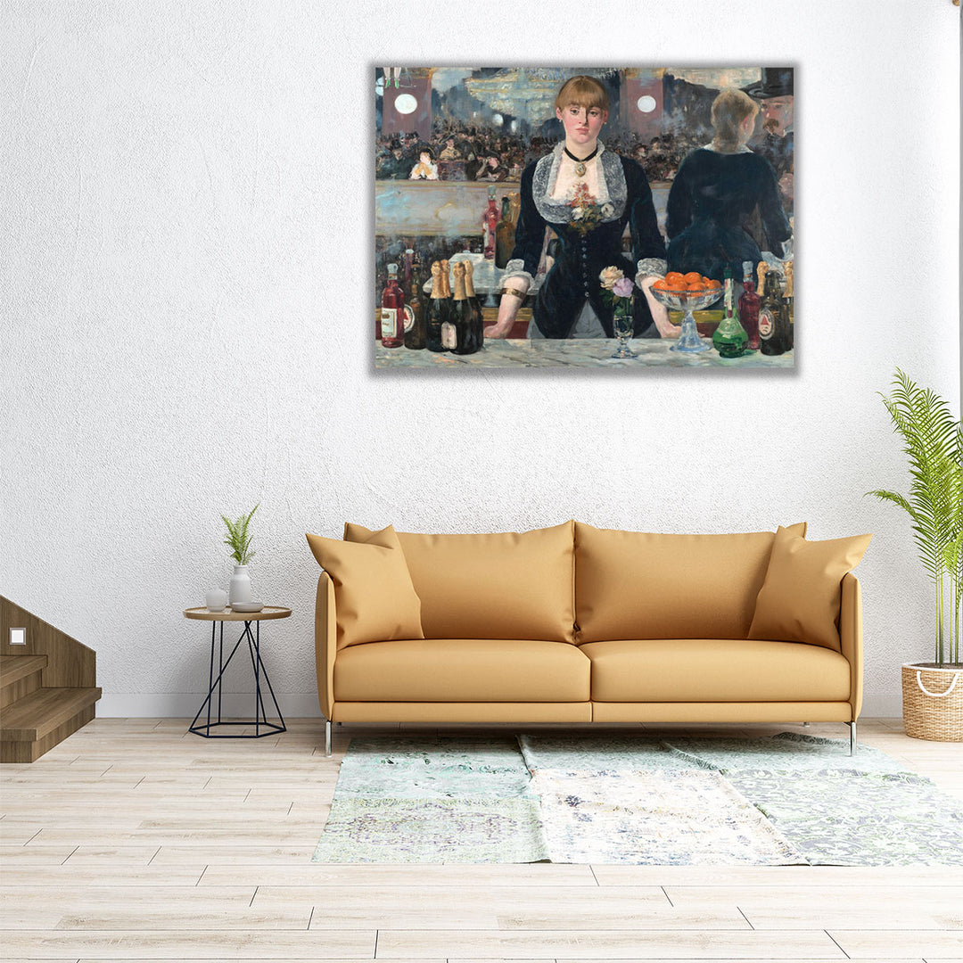 A Bar at the Folies-Bergere - Canvas Print Wall Art