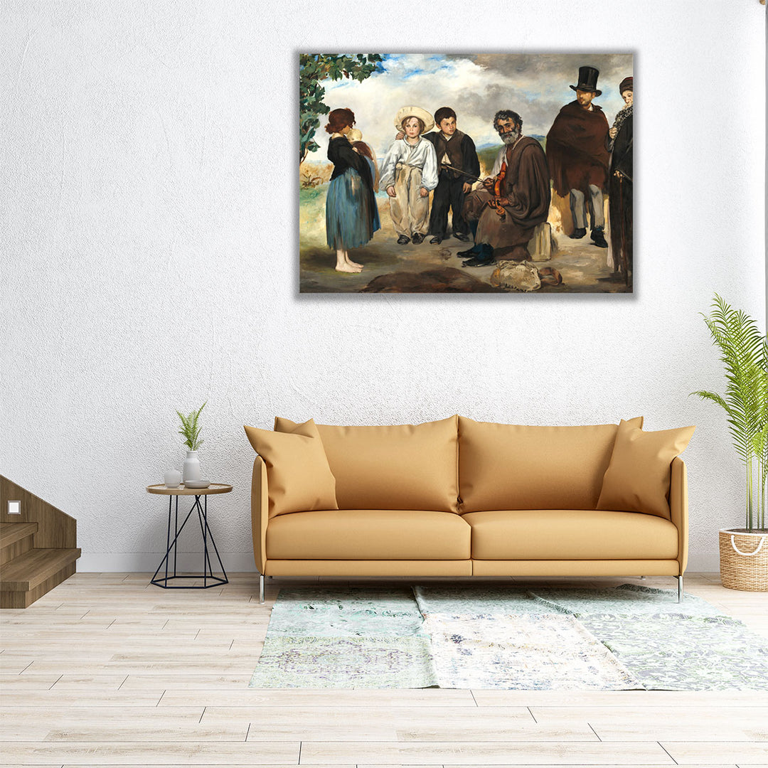 The Old Musician, 1862 - Canvas Print Wall Art