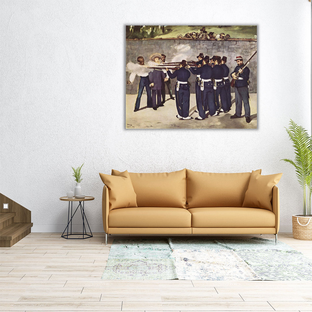 The Execution of Emperor Maximilian - Canvas Print Wall Art