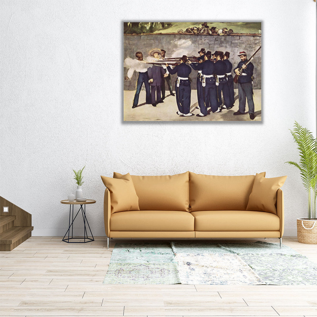 The Execution of Emperor Maximilian - Canvas Print Wall Art