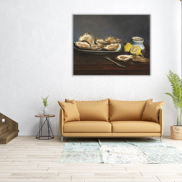 Oysters, 1862 - Canvas Print Wall Art