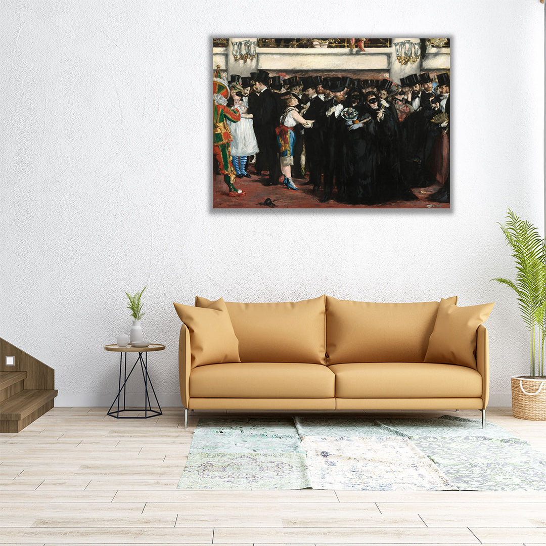 Masked Ball at the Opera, 1873 - Canvas Print Wall Art