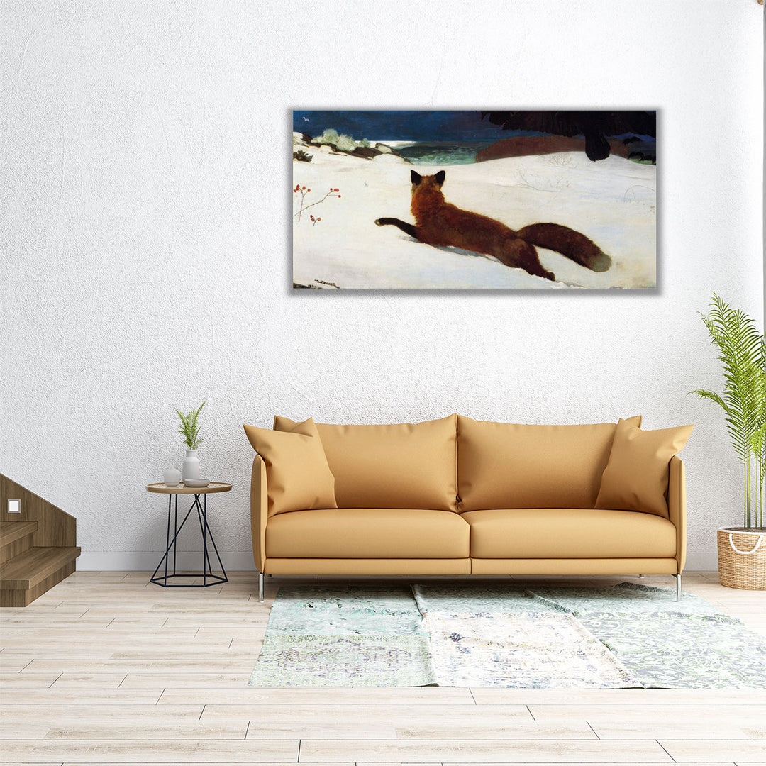 The Fox Hunt - Canvas Print Wall Art