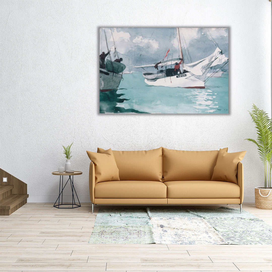 Fishing Boats, Key West- Canvas Print Wall Art