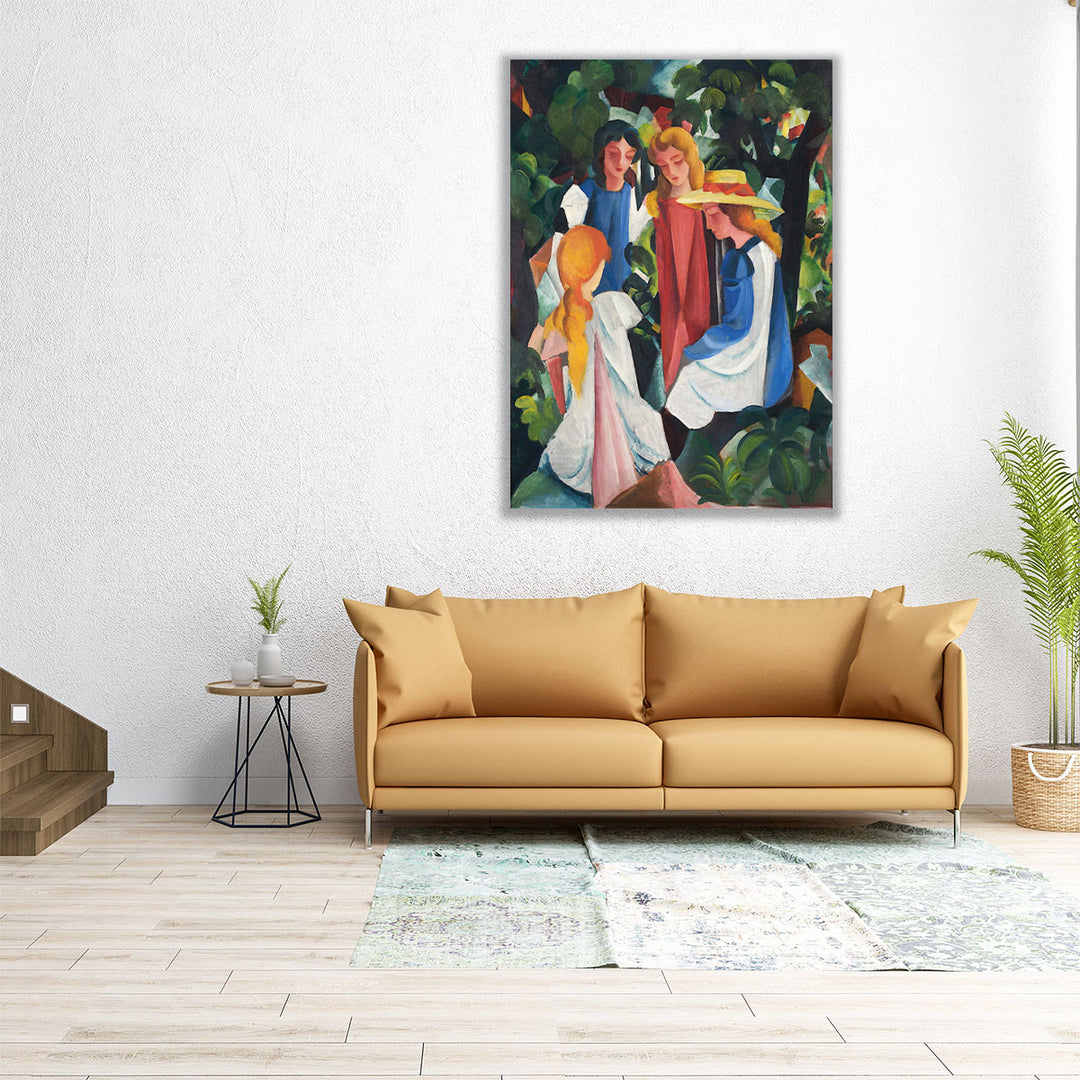 Four Girls, 1912-1913 - Canvas Print Wall Art