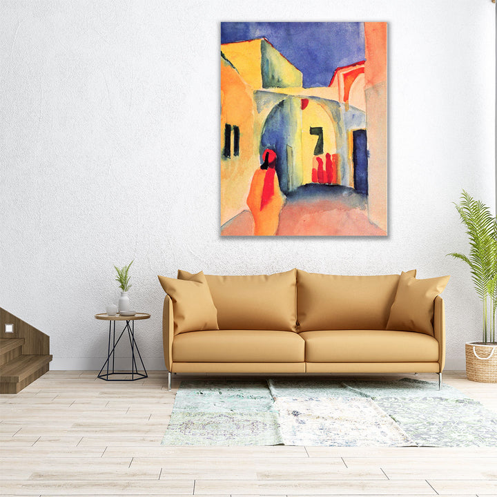 View into a Lane - Canvas Print Wall Art