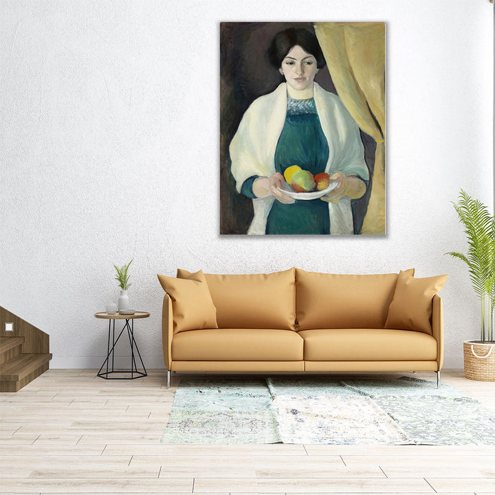 Portrait with Apples, 1909 - Canvas Print Wall Art