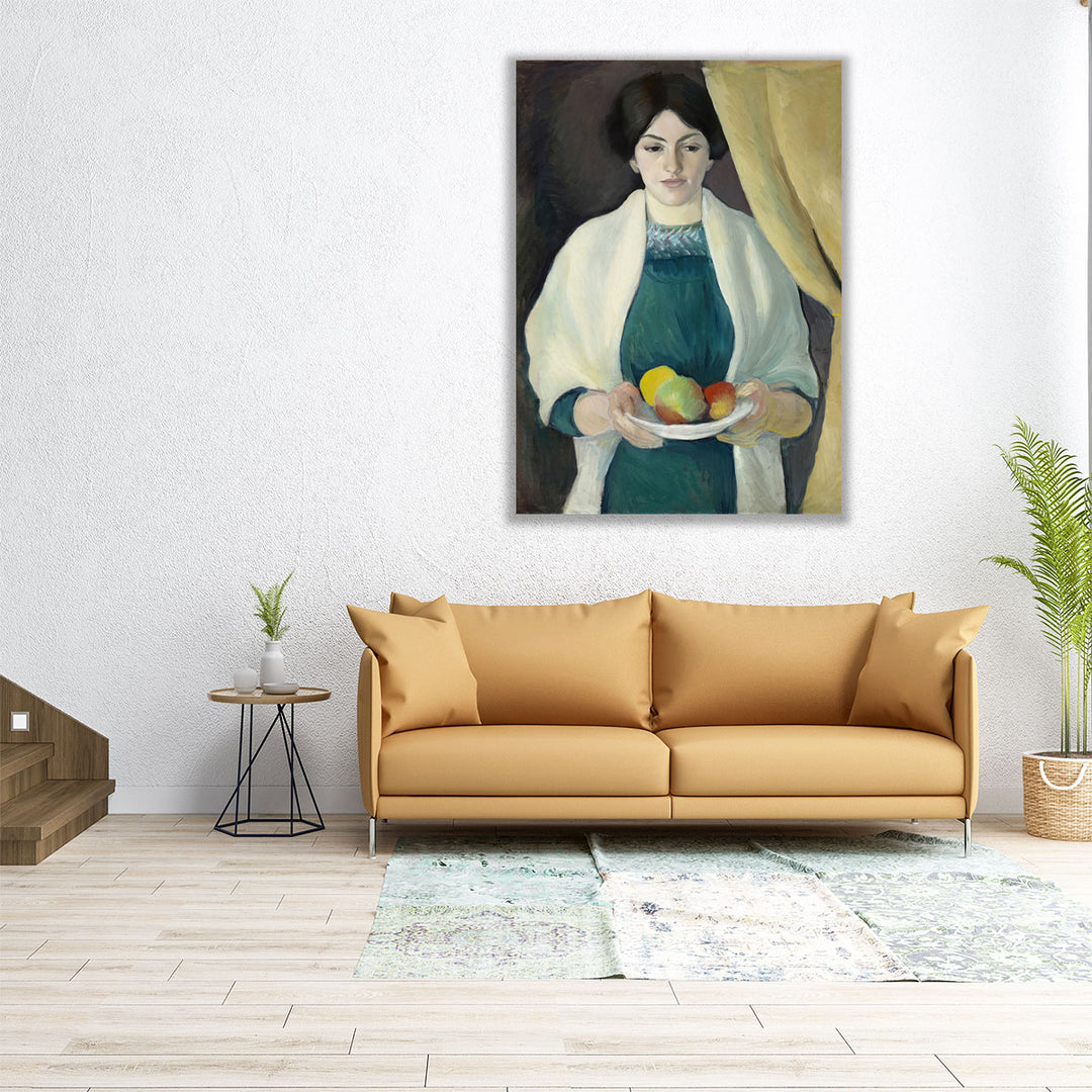 Portrait with Apples, 1909 - Canvas Print Wall Art