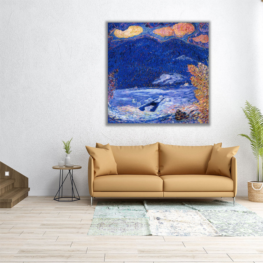 The Ice Hole - Canvas Print Wall Art