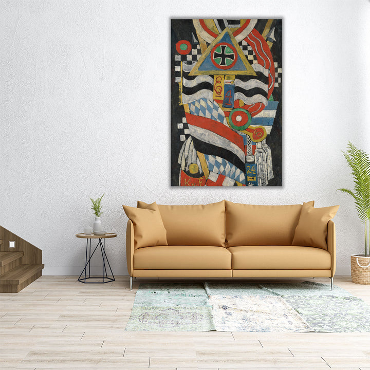 Portrait of a German Officer - Canvas Print Wall Art