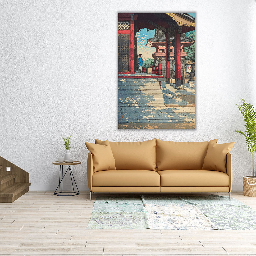 Fudo Hall in Meguro, 1931 - Canvas Print Wall Art
