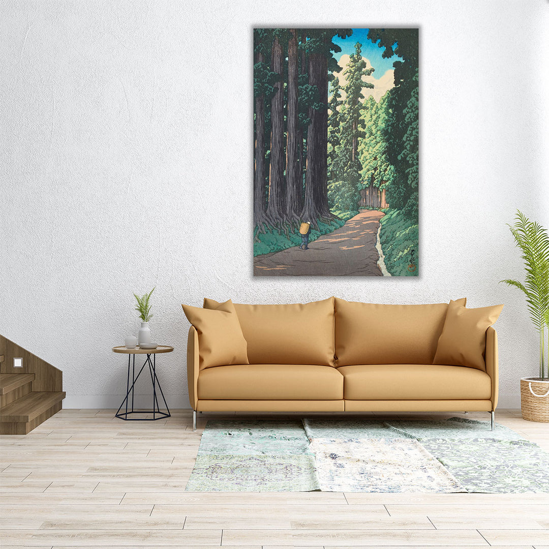 The Road to Nikko, 1930 - Canvas Print Wall Art