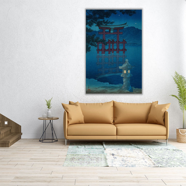 Starlit Night at Miyajima, 1928 - Canvas Print Wall Art