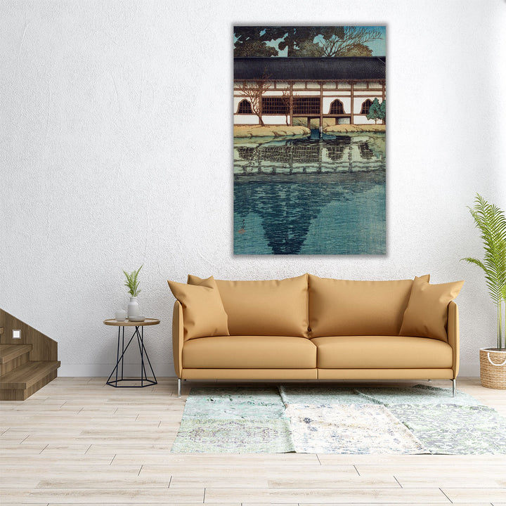 A Section of the Byodo Temple, Uji - Canvas Print Wall Art