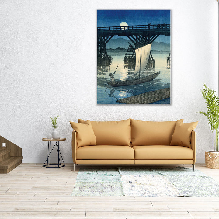 Asahi Bridge, Ojiya - Canvas Print Wall Art