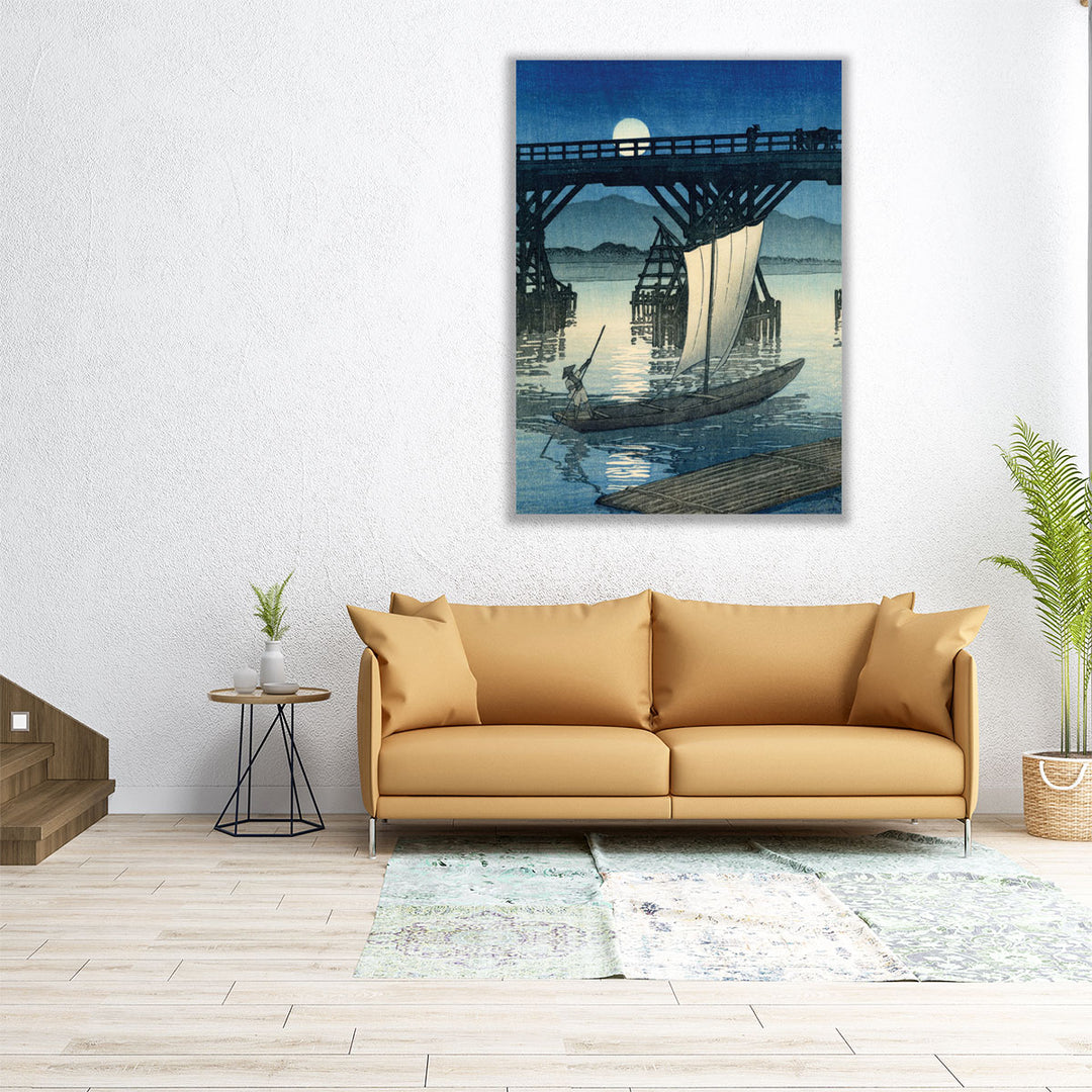Asahi Bridge, Ojiya - Canvas Print Wall Art