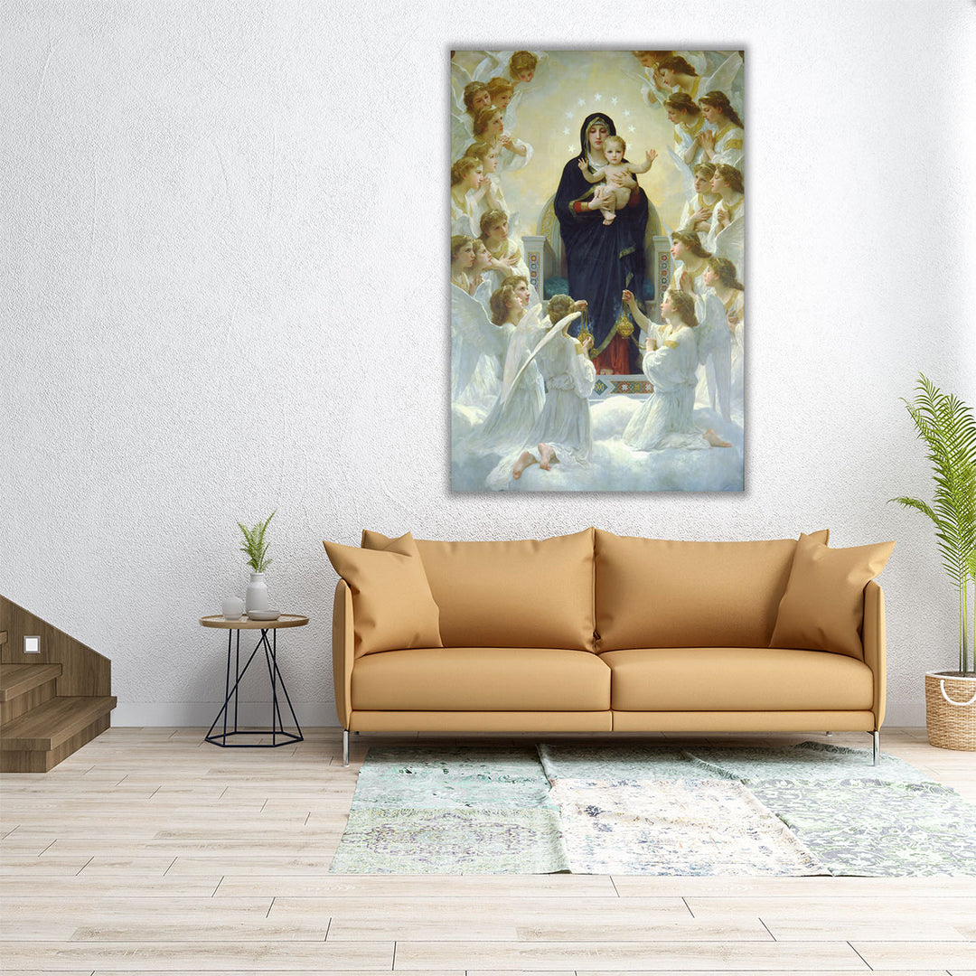 The Virgin With Angels, 1900 - Canvas Print Wall Art