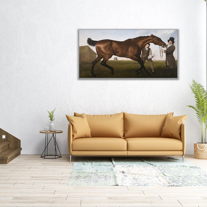 Hambletonian, Rubbing Down - Canvas Print Wall Art