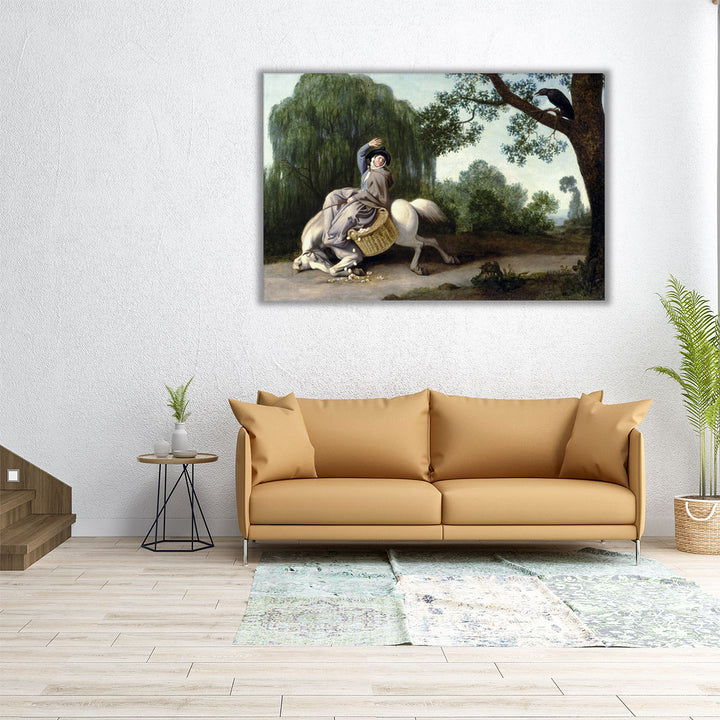 The Farmer's Wife and the Raven, 1786 - Canvas Print Wall Art