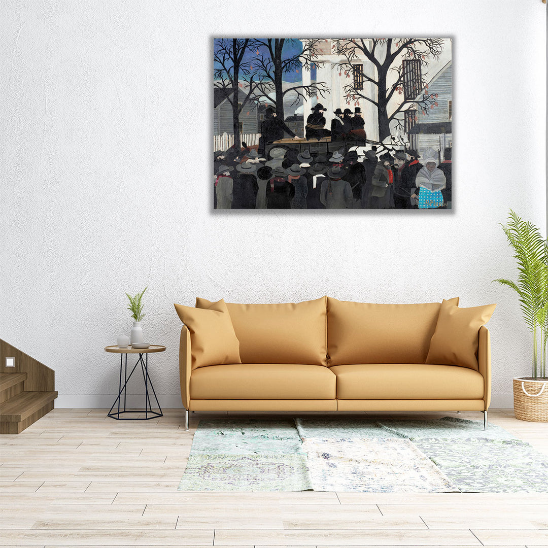 John Brown Going to His Hanging, 1942 - Canvas Print Wall Art