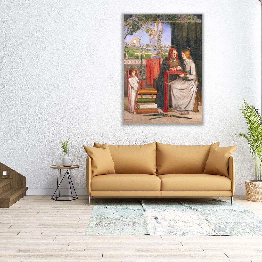 The Girlhood of Mary Virgin - Canvas Print Wall Art