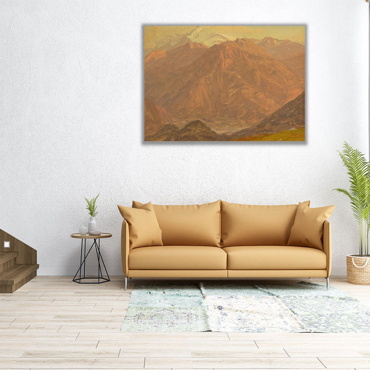 Colombia or Ecuador, Mountains - Canvas Print Wall Art