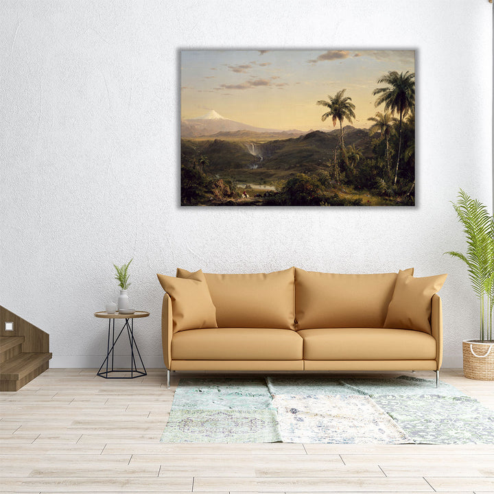 View of Cotopaxi - Canvas Print Wall Art