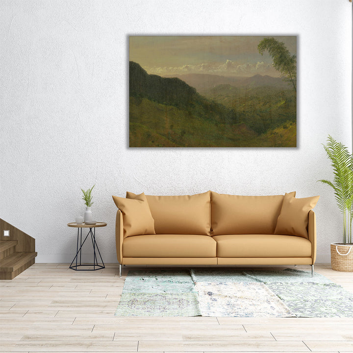 Hilly Landscape - Canvas Print Wall Art