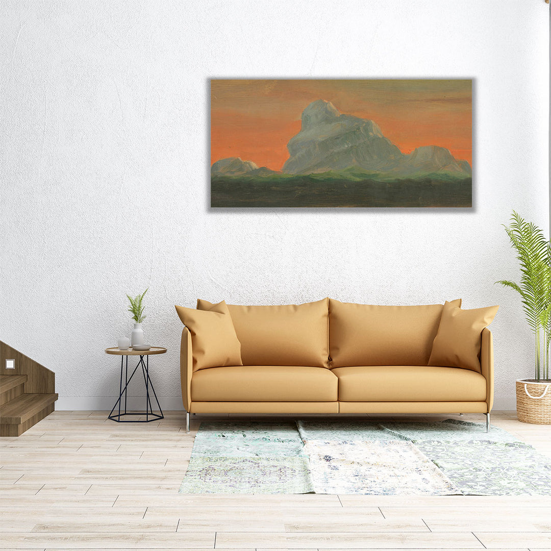 Iceberg Against Evening Sky, 1859 - Canvas Print Wall Art
