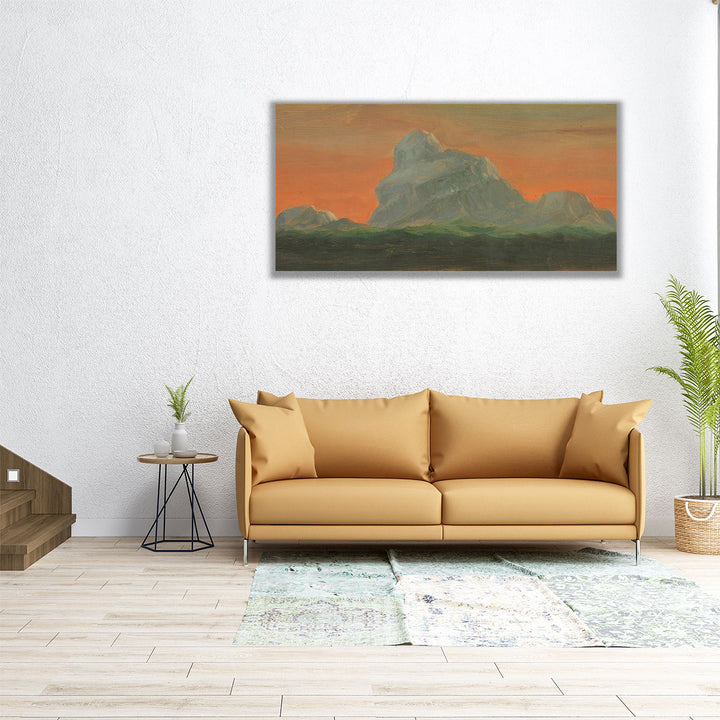 Iceberg Against Evening Sky, 1859 - Canvas Print Wall Art