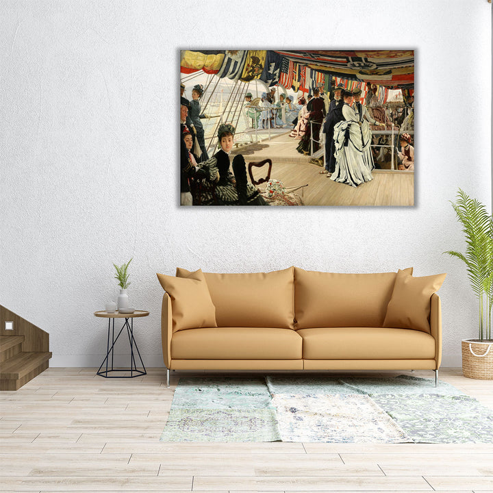 The Ball on Shipboard, 1874 - Canvas Print Wall Art