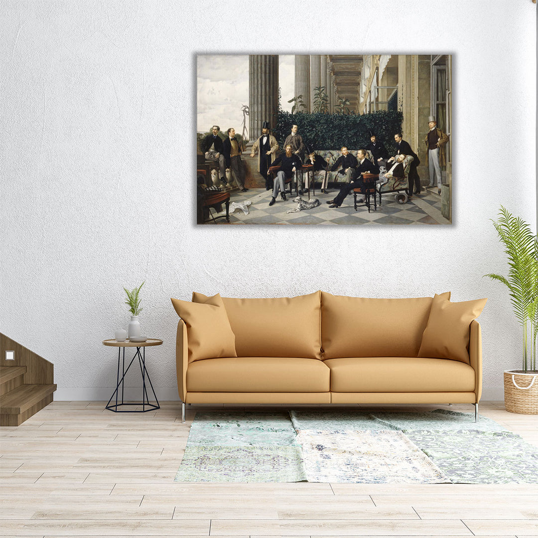 The Circle Of The Rue Royale, 1868 - Canvas Print Wall Art