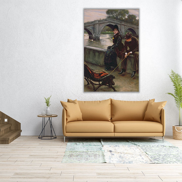 Richmond Bridge, 1878 - Canvas Print Wall Art