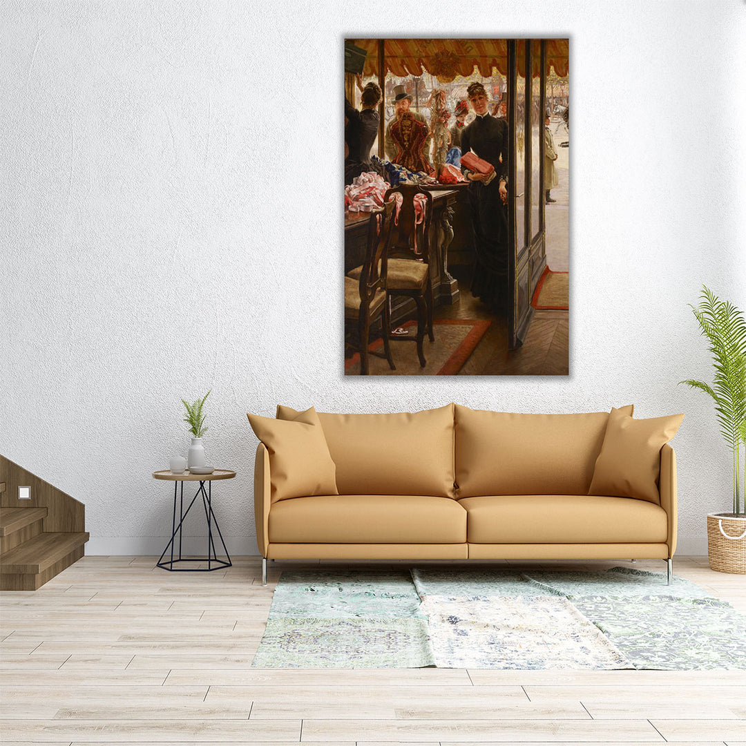 The Shop Girl - Canvas Print Wall Art