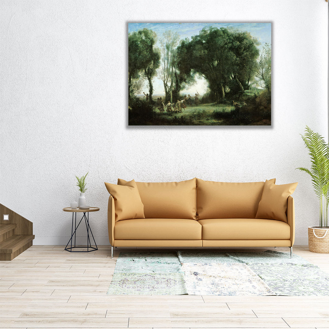 A Morning, The Dance of the Nymphs - Canvas Print Wall Art