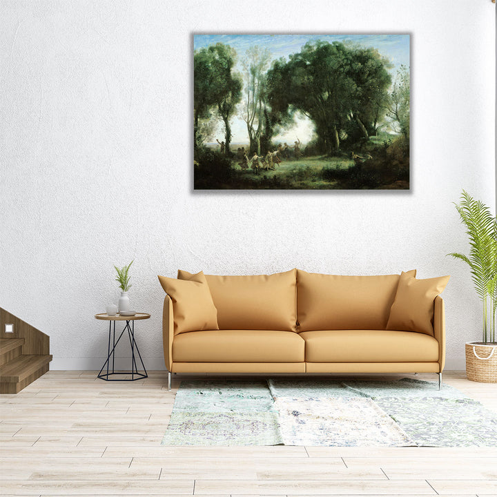A Morning, The Dance of the Nymphs - Canvas Print Wall Art