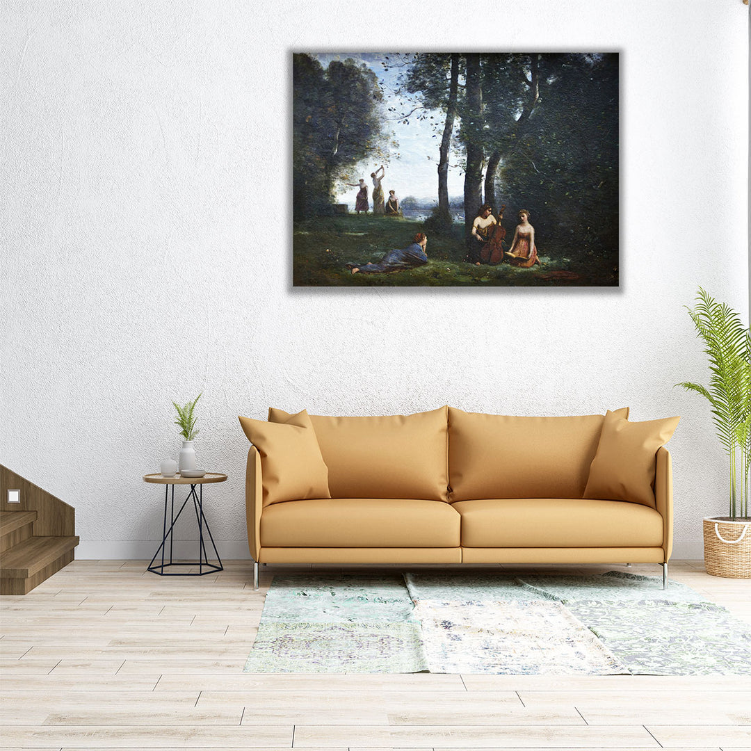 Le Concert champetre, 1857 - Canvas Print Wall Art