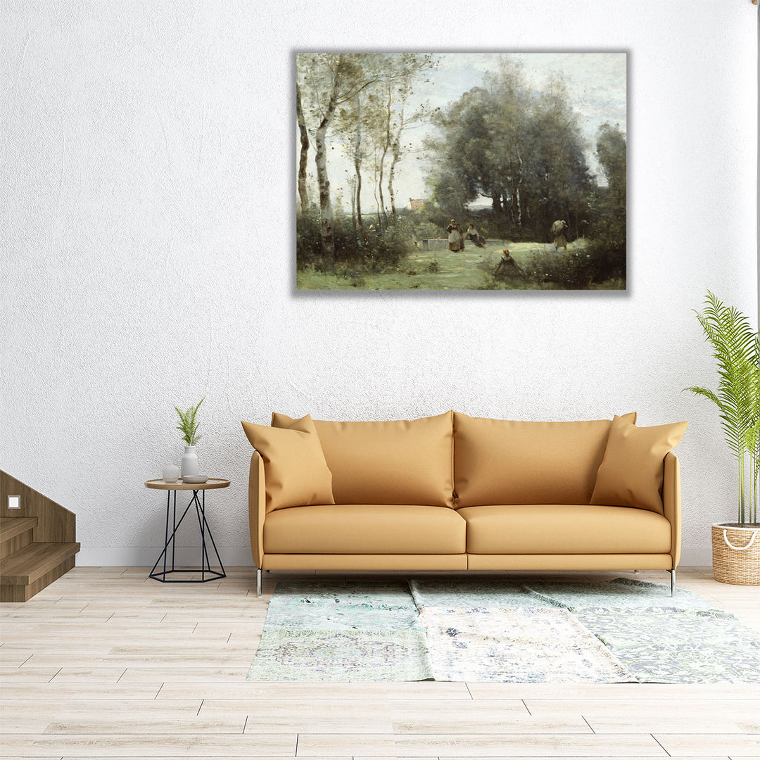 Arleux-Palluel, The Bridge of Trysts, 1871 - Canvas Print Wall Art