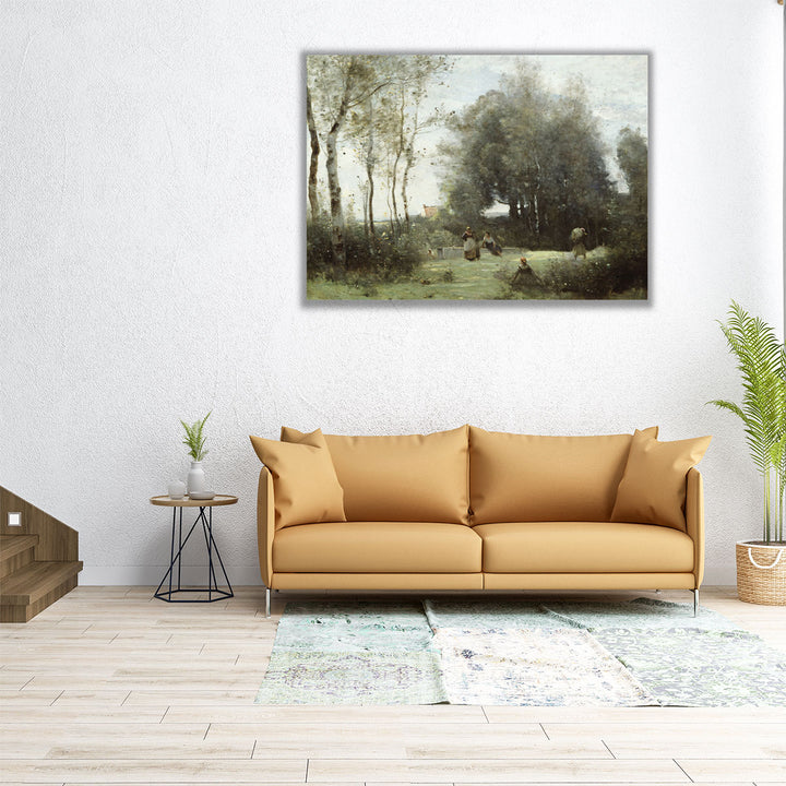 Arleux-Palluel, The Bridge of Trysts, 1871 - Canvas Print Wall Art