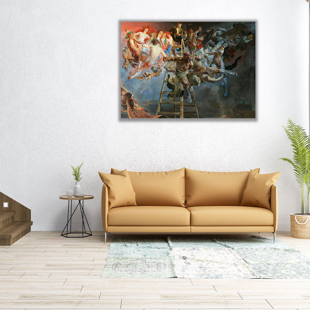Vicious Circle, 1897 - Canvas Print Wall Art