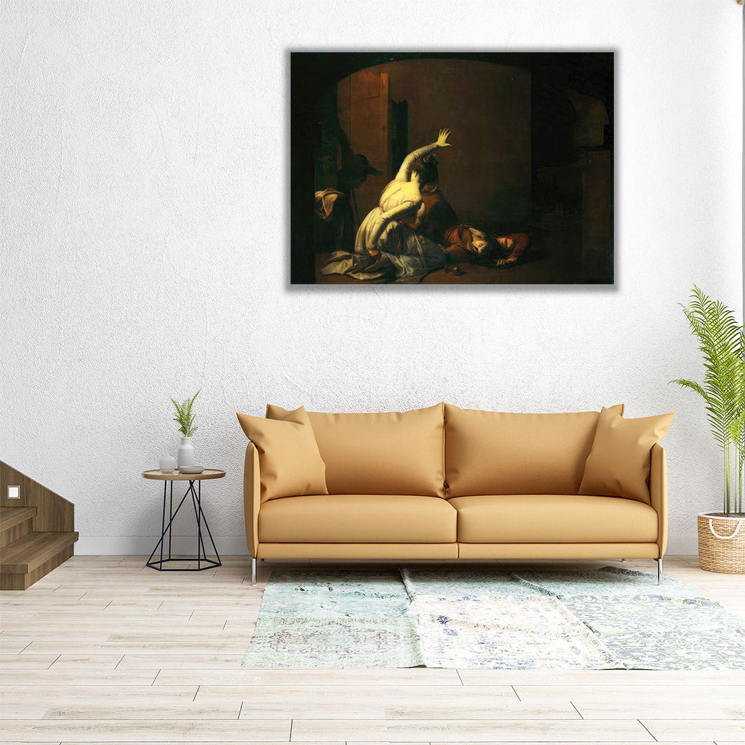 Romeo and Juliet, The Tomb Scene - Canvas Print Wall Art